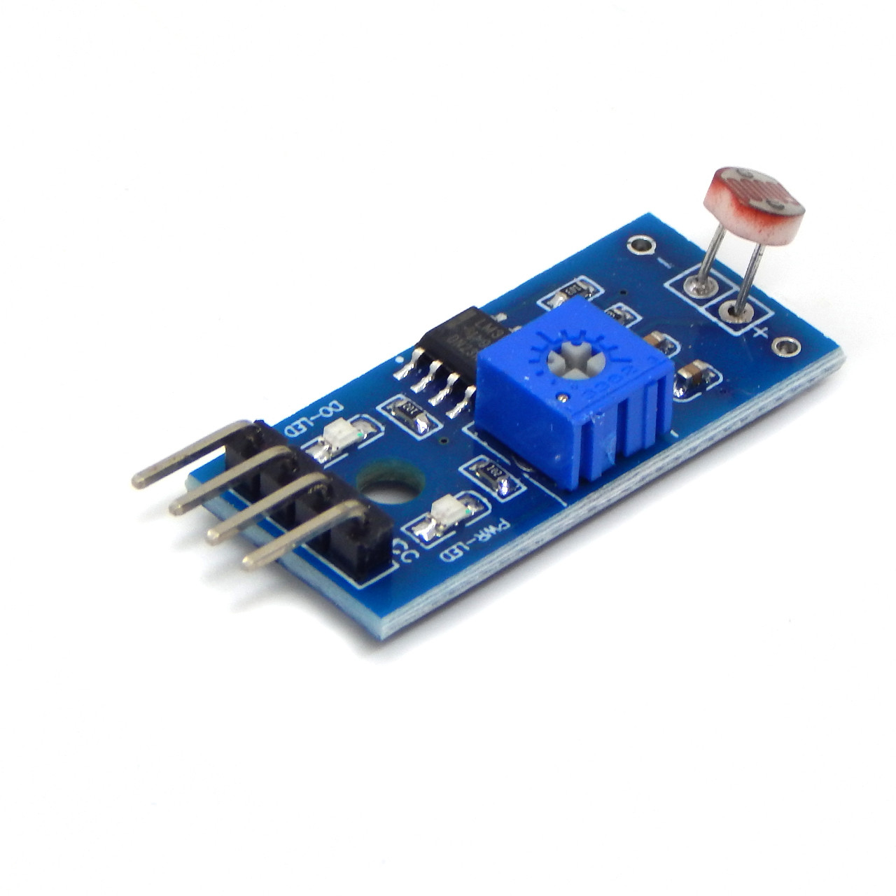 Модуль датчика світла на фоторезисторі LDR з аналоговим та цифровим ...