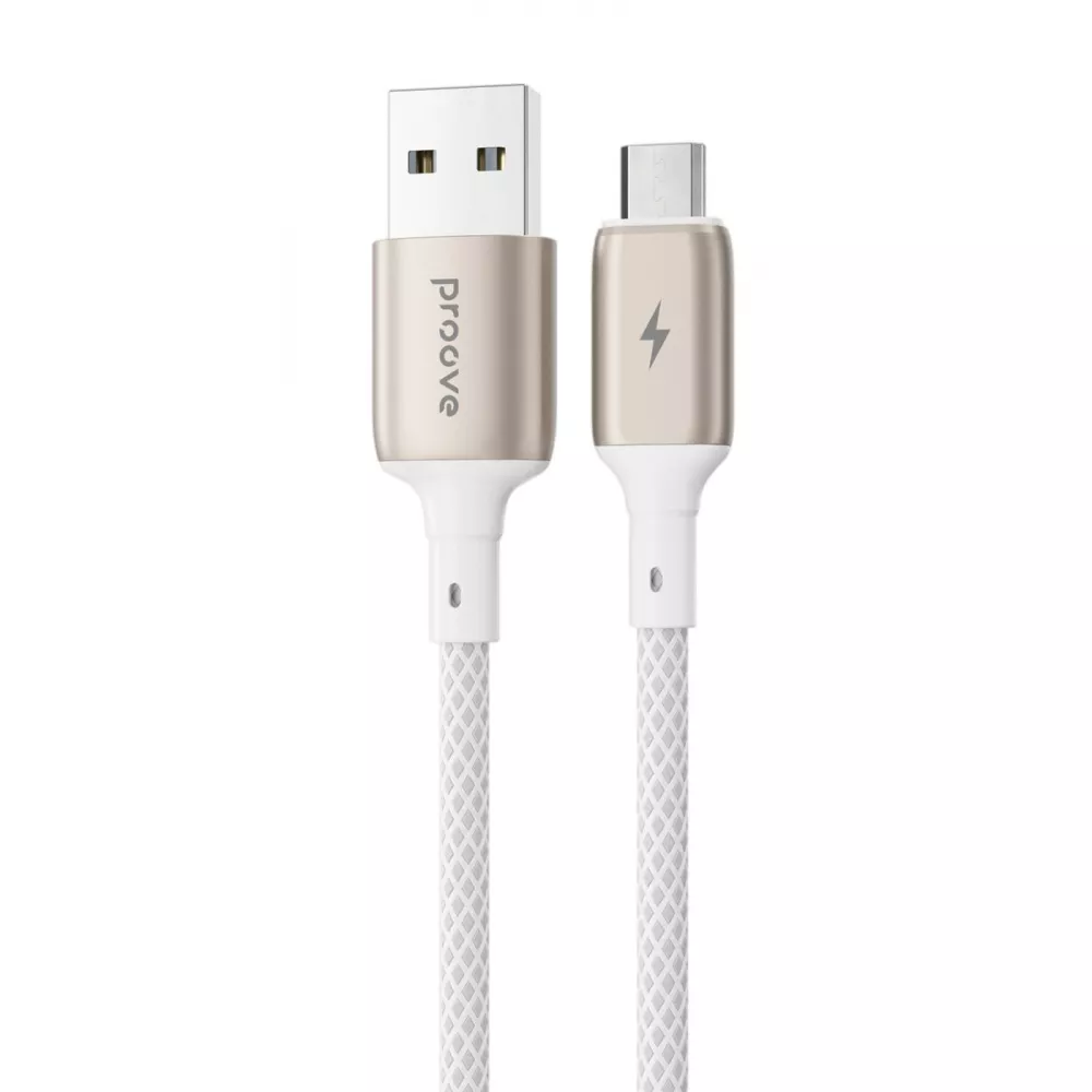 Кабель для заряджання Proove Dense Metal USB на Micro USB 2.4A (1m), фото 1