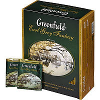 Чай Greenfield 50 пак чёрный с Бергамотом Earl Grey Fantasy