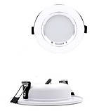 Білі теплі LED світлодіодні стельові світильники 18 Вт 220 В врізні точкові, фото 7