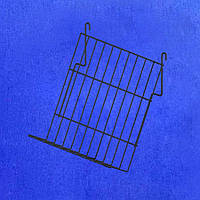 Полиця похила на сітку 50 мм, кут нахилу 70° чорна