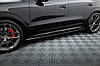 Пороги Porsche Cayenne 3 (2023+) тюнінг обвіс леза спідниця елерон (V2), фото 2