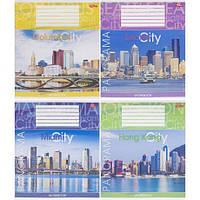 От 16 шт. Зошит кольоровий 24 аркуша, лінія 3729 N купить оптом