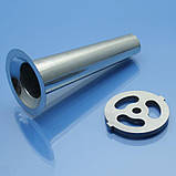 Насадка м'ясорубки Edler EDMG-1005 EDMG-1006 EDMG-1007 EDMG-1008 EDMG-1009 EDMG-3033TG ковбасна металева, фото 11