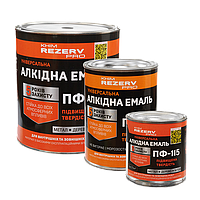 Емаль ПФ-115 ТМ Khimrezerv PRO (25кг) Від УПАКОВКИ (Ціна залежить від кольору)
