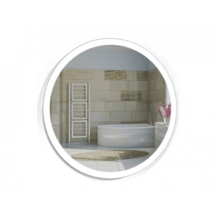 Кругле дзеркало з підсвічуванням 6000-6500К Холодний білий 500×500 механічний вимикач