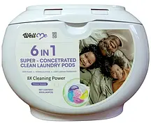 Капсули для прання Well Me Universal 6в1 (40шт.)