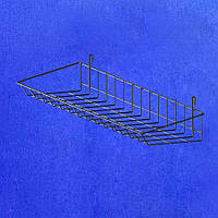 Кошик - полиця навісна на сітку 75х15, чорна