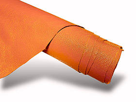 Шкіра натуральна ПІДКЛАД М'ЯГКИЙ SARA (свин.) т.0,8-1,0 мм колір жовтогарячий