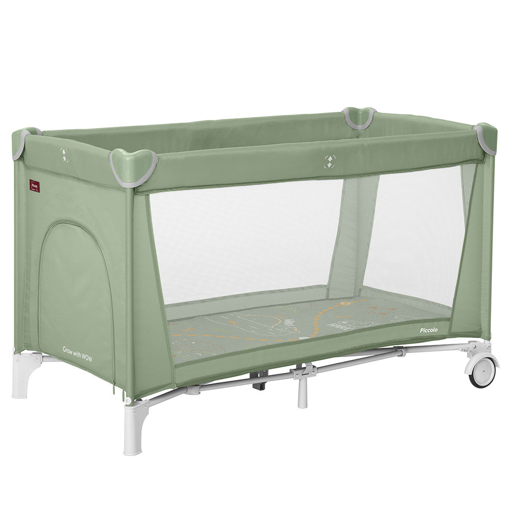 Манеж Piccolo, «Carrello» (CRL-18101), колір Mint Green (м'ятно-зелений)