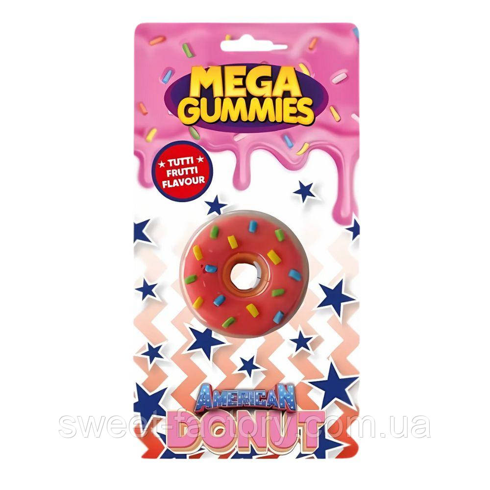 Мармелад Felko Mega Gummies American Donut 120g, фото 1