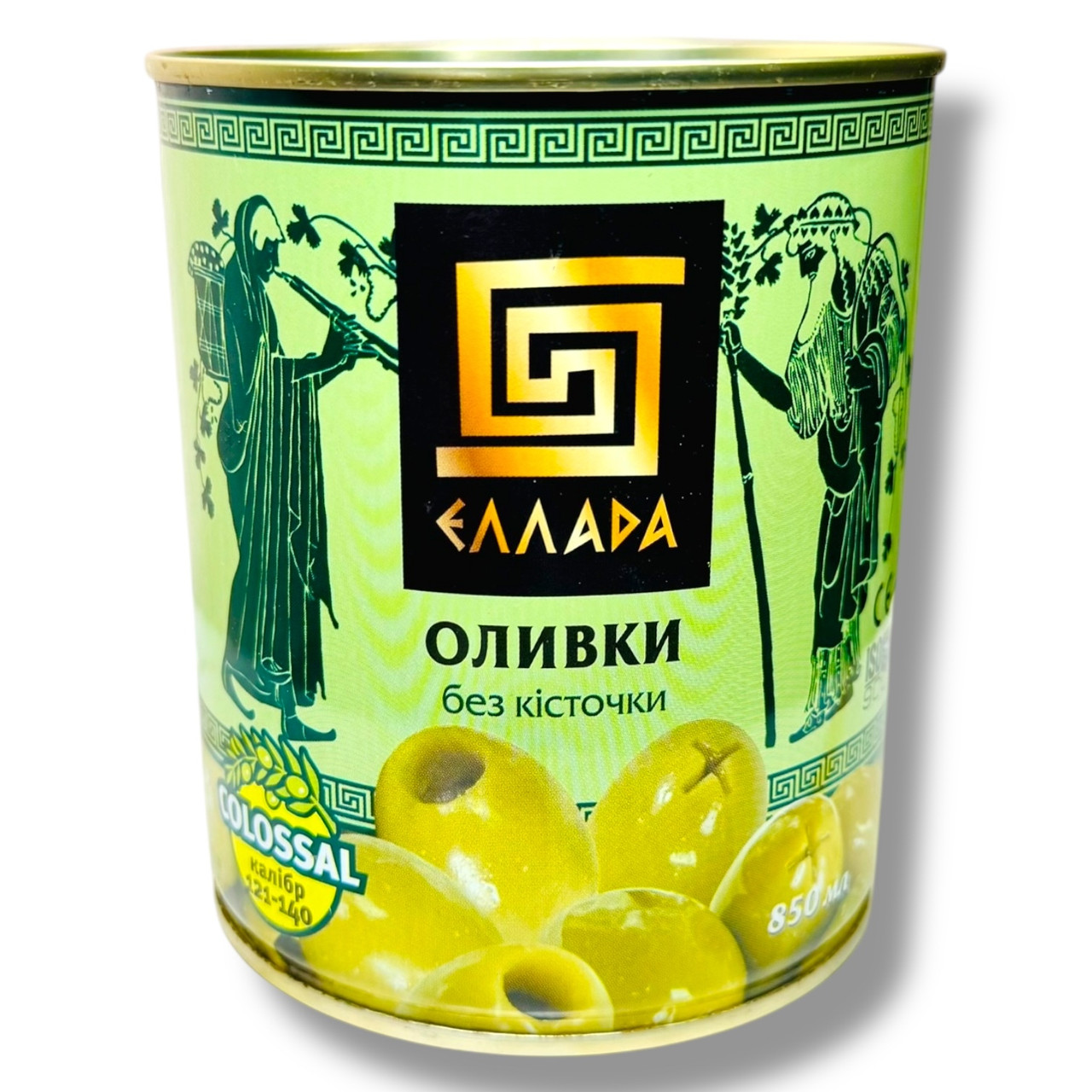 Оливки Ellada  Colossal без кісточки 850 мл