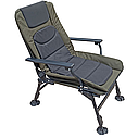 Крісло-ліжко рибальське складане з підставкою для ніг 122*95*50 см - рибальське крісло-ліжко складане, фото 4