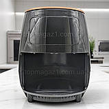 Аерофритюрниця безолійна 6 л 3200 Вт Top Kitchen мультипіч-гриль з терморегулятором на 4 програми, фото 5