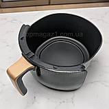 Гриль-фрітюрниця для дому 3200 Вт Top Kitchen аерофритюрниця без олії 6 л аерогриль з терморегулятором, фото 8