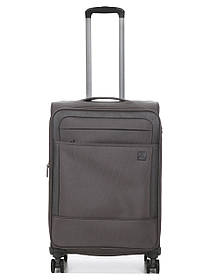 Валіза середня M тканина сіра 68х43х27(+5)см/68л/3.5кг/Airtex 832