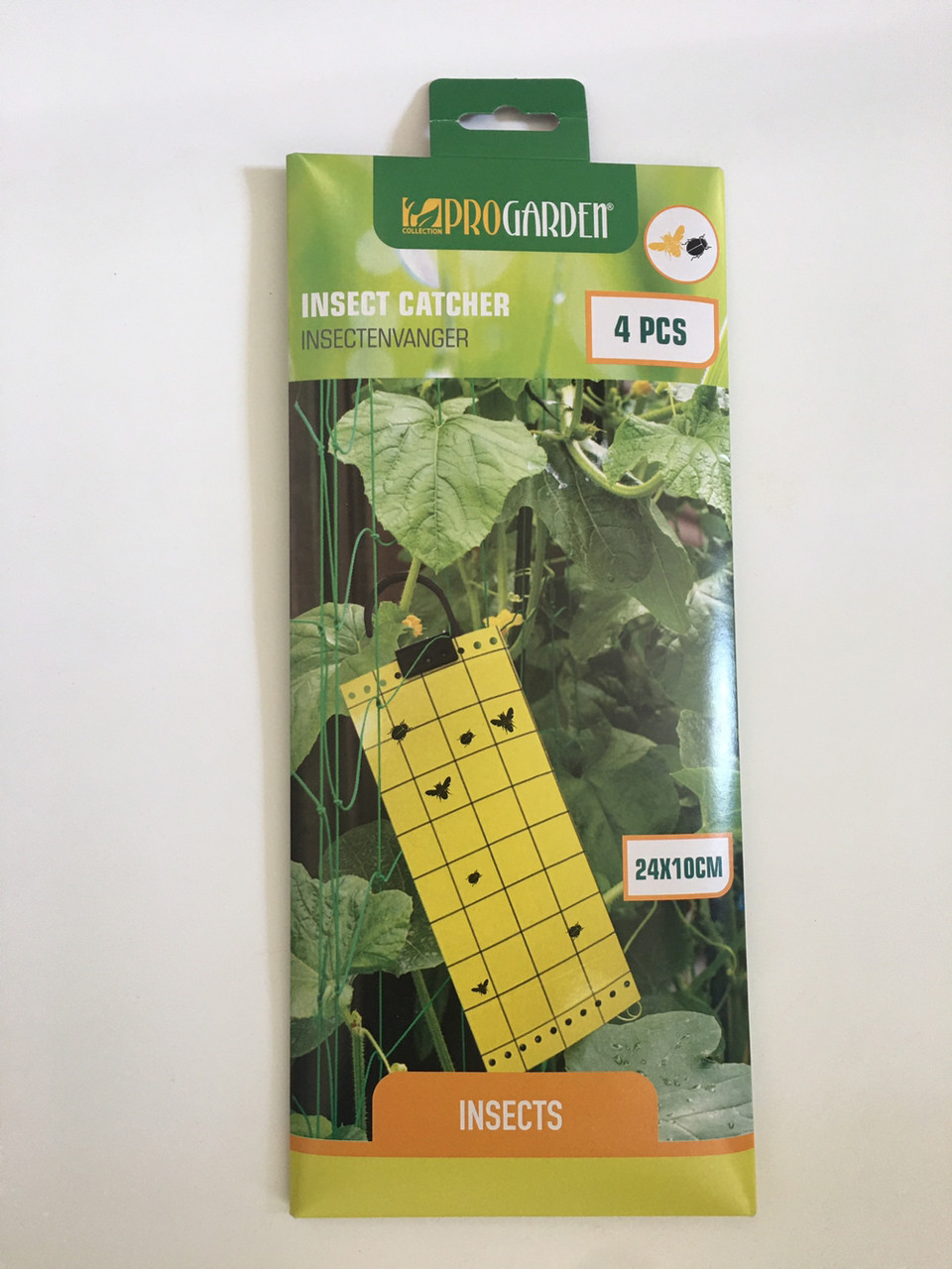 Пастка липка для комах 24 см на 10 см, 4 шт Progarden