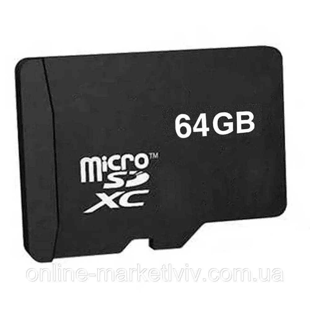 Карта пам'яті на 64GB microSD / Флеш картка для телефону / SD карта