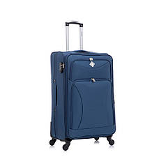 Чемодан Bonro Tourist 4 колеса (великий) синій