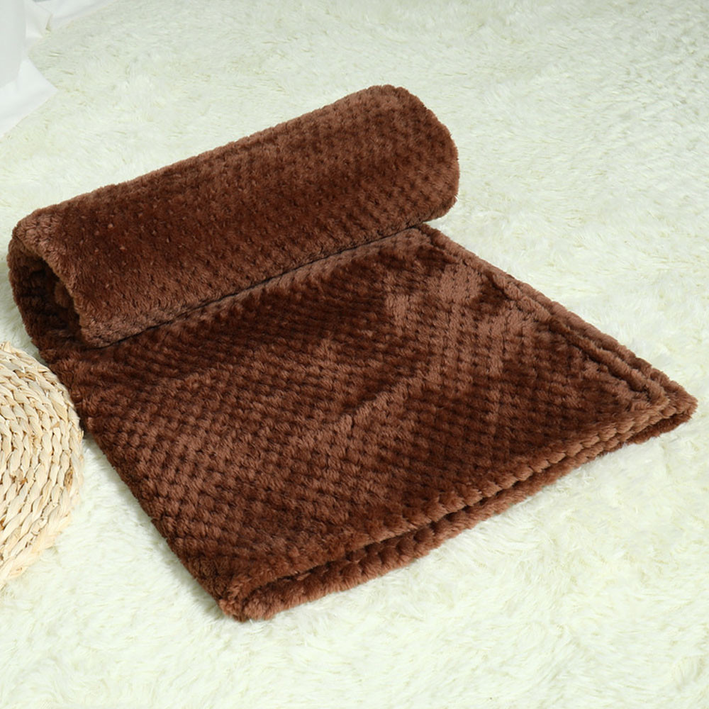 Плед двоспальний 200×150см, Коричневий / Покривало на ліжко / Плед на ліжко / Плед покривало, фото 1