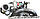 Турбіна Volkswagen Tiguan, Golf VI, Passat 2.0 TFSI, CCTA, CCTB, CAWB, CCZA, 06J145702K, 06J145713K, фото 3