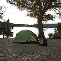 Намет кемпінговий двомісний зелений Туристичні похідні намети для кемпінгу Grand Canyon Данія