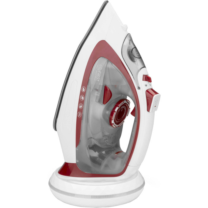 Праска First FA-5633-4-RE 2400W 450ml 30g/min Ceramic Wireless White-Red