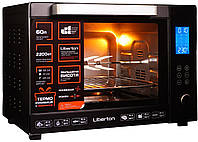 Електрична піч Liberton LEO-601E Black (60л, + конвекція, + рожен)