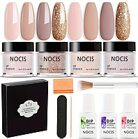 Стартовий набір діп пудр для манікюра/ діп система/ дип пудра