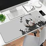 Килимок для миші з дизайном дівчини-аніме розмір 60/30, фото 4