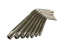 Набір Г-подібних T10-T40 TORX 7шт King Tony 20307PR, фото 5