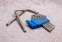 Набір Г-подібних T10-T40 TORX 7шт King Tony 20307PR, фото 6