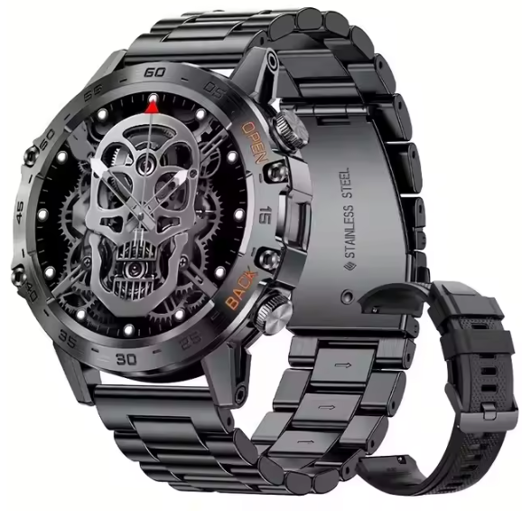 Smart watch k52 від бренду Lige тактичні смарт годинники,швидкий процессор потужна батарея міцний корпус, фото 1