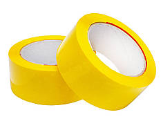 Скотч жовтий (ширина 45 мм довжина 100 метрів Ø 11 см вага 200 грам)