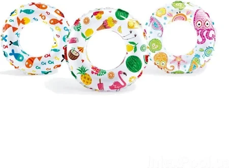 Коло надув. 59241 (36шт) "Яскравий" 3 види, (6-10 років) 61 см, фото 1