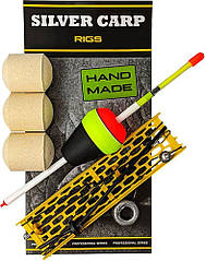 Оснастка для ловли толстолоба Silver Carp Rigs c технопланктоном