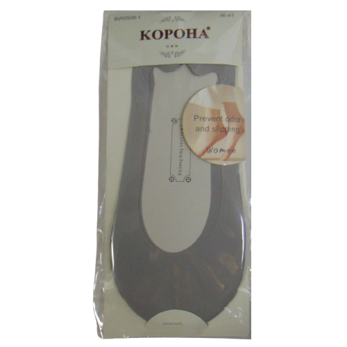 Підслідники балеринки із силіконом Корона 36-41 сірі 05091, фото 1