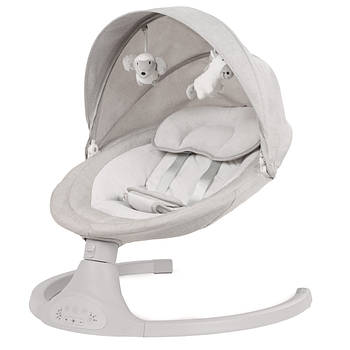 Заколисуючий центр шезлонг Kidwell Luxi light melang Сірий