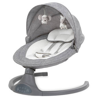 Заколисуючий центр шезлонг Kidwell Luxi dark melang Сірий