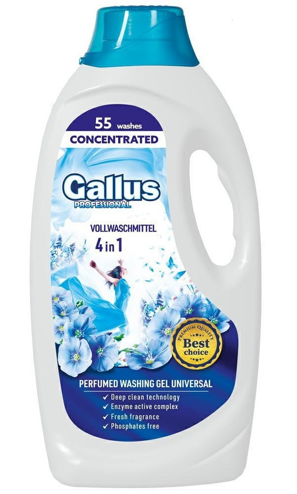 Гель для прання універсальний Gallus Professional 4в1 1,98 л