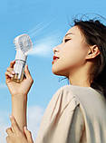 Портативний акумуляторний вентилятор зволожувач 2в1 Cool Breeze White, фото 3
