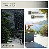 Складне крісло Brisbane з підніжкою алюміній, фото 7