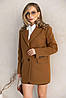 Жіноче кашемірове пальто-жакет вільного крою з коміром відкладним Gs2703, фото 7