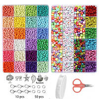 Набор для Творчества Изготовление Браслетов и Подвесок 4200 шт (01361)