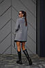 Жіноче кашемірове пальто-жакет вільного крою з коміром відкладним Gs2703, фото 10