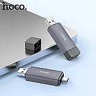 Кардрідер Hoco HB45 Spirit 2-in-1 Type-C/USB 3.0 Gray, фото 8