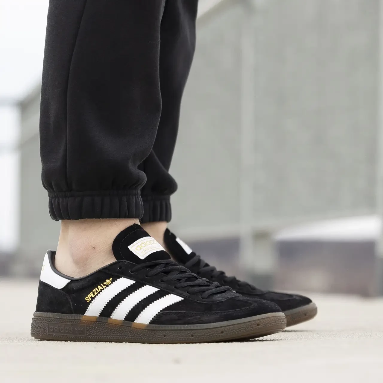Кросівки кеди Adidas Handball Spezial чорні, фото 1
