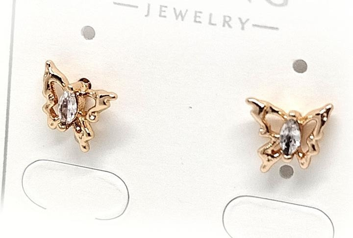 Сережки жіночі Метелики, фото 1