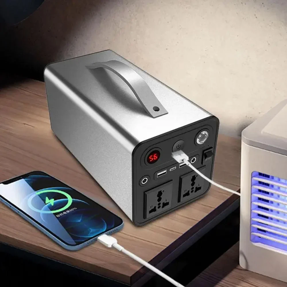Портативна зарядна станція 90000 mAh Power bank A-320A-GB 220 V / 2xUSB, 320W Домашня електростанція