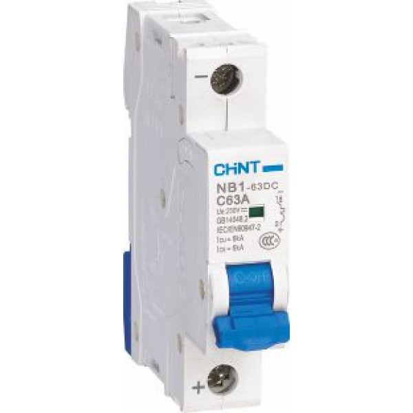 Вимикач автоматичний постійного струму NB1-63DC 1P C25 DC250V 6kA Chint